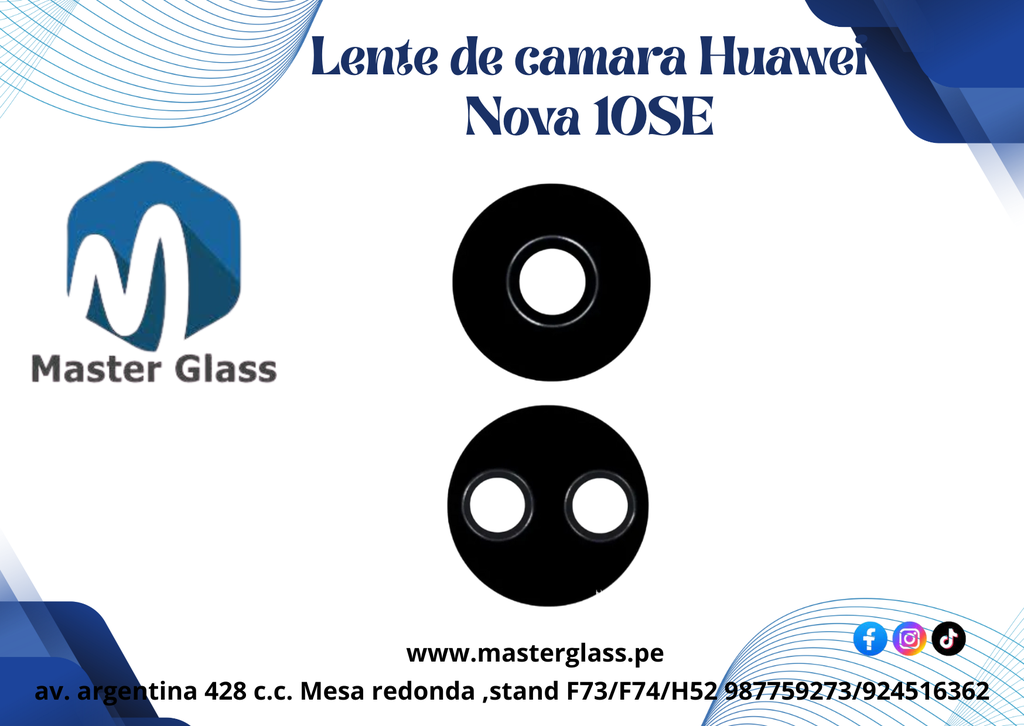  Lente de Cámara Huawei Honor Nova 10se