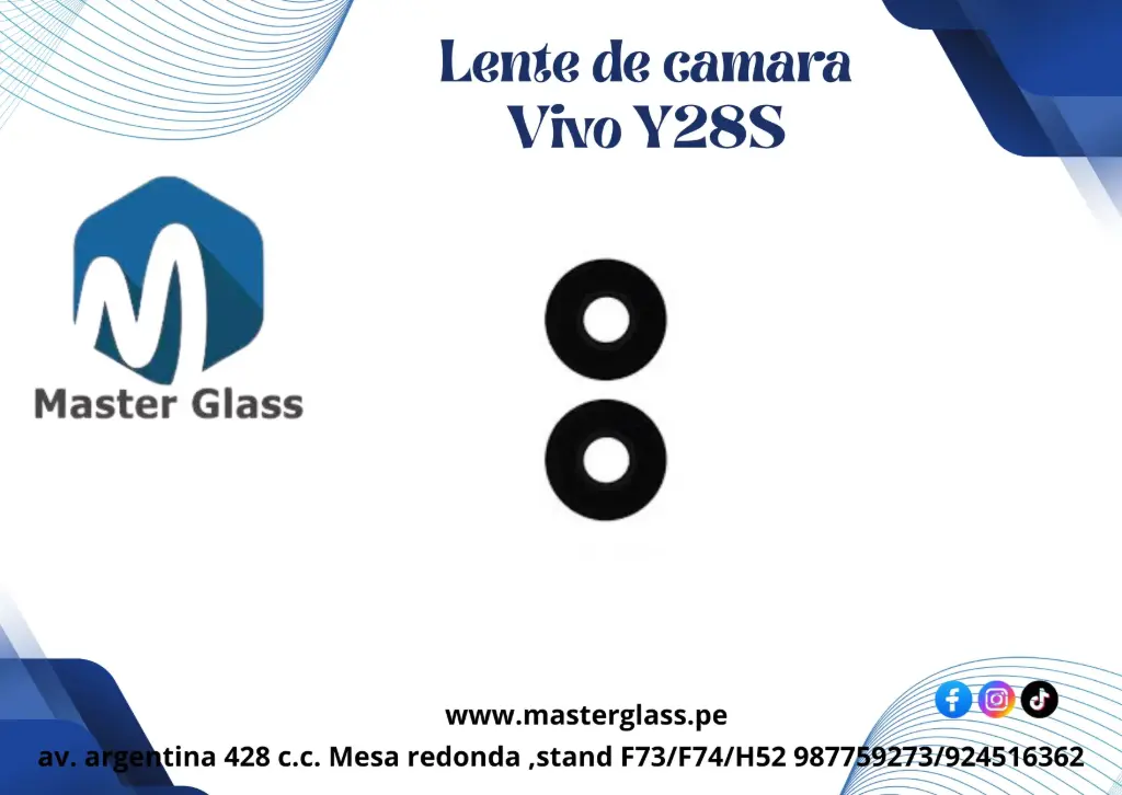 Lente de camara Vivo Y28s