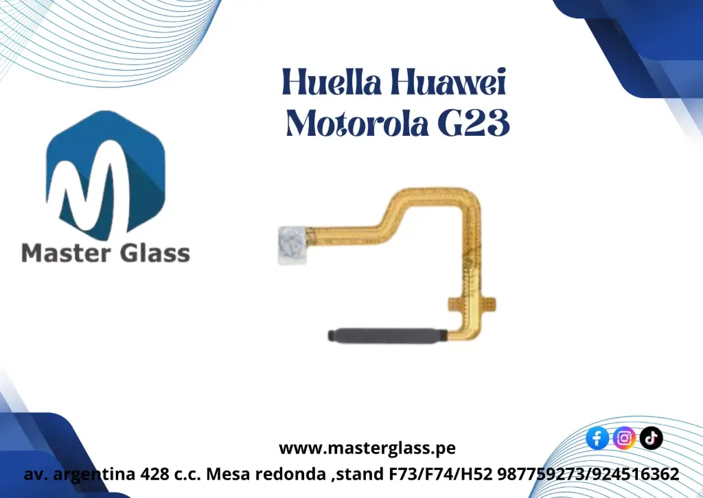 Huella Motorola G23 (Negro)