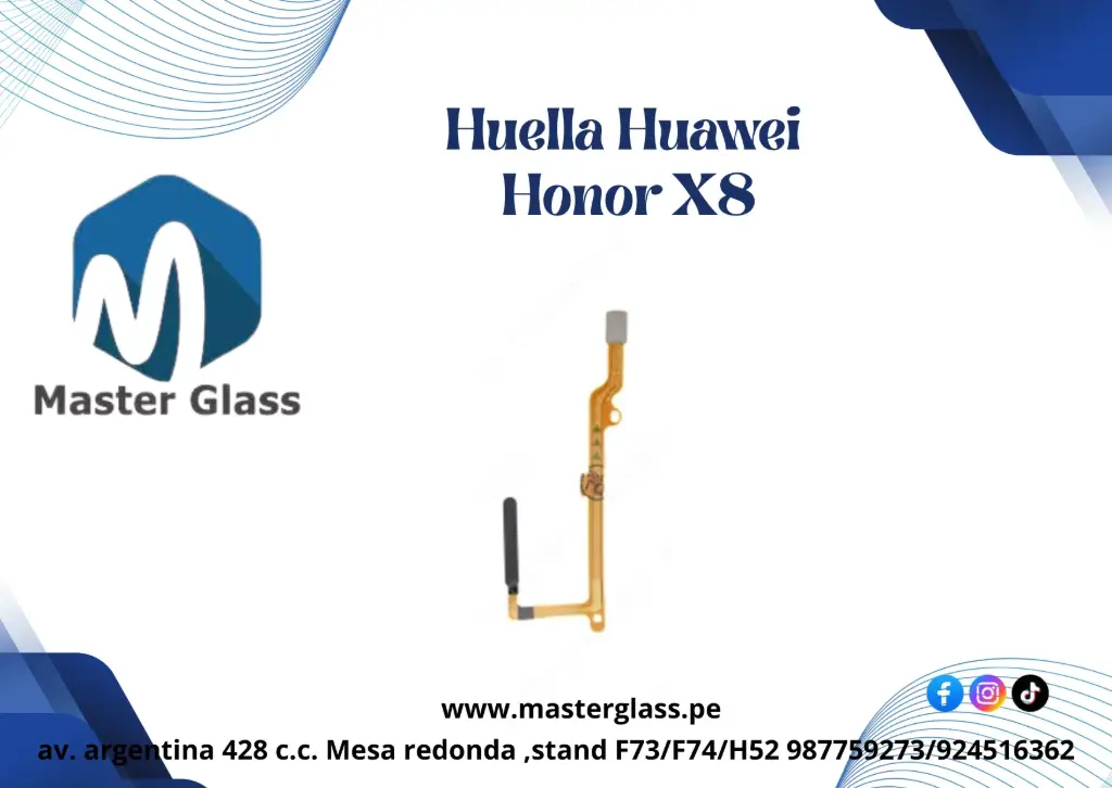 Huella Huawei Honor X8 / X9 / Nova 9SE / Nova 8i / Honor 50 Lite /