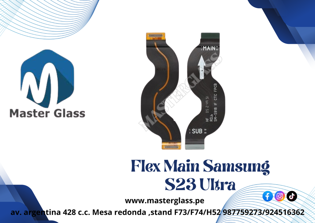 Flex de Conexión Samsung S23 Ultra