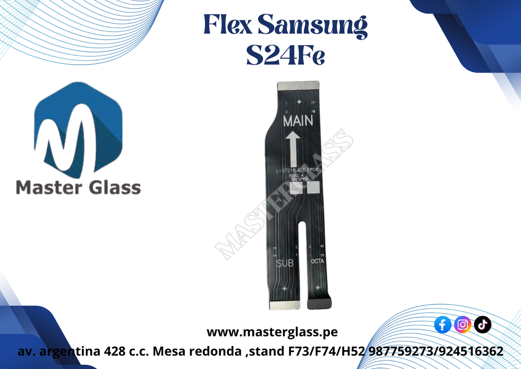 Flex de Conexión Samsung S24Fe