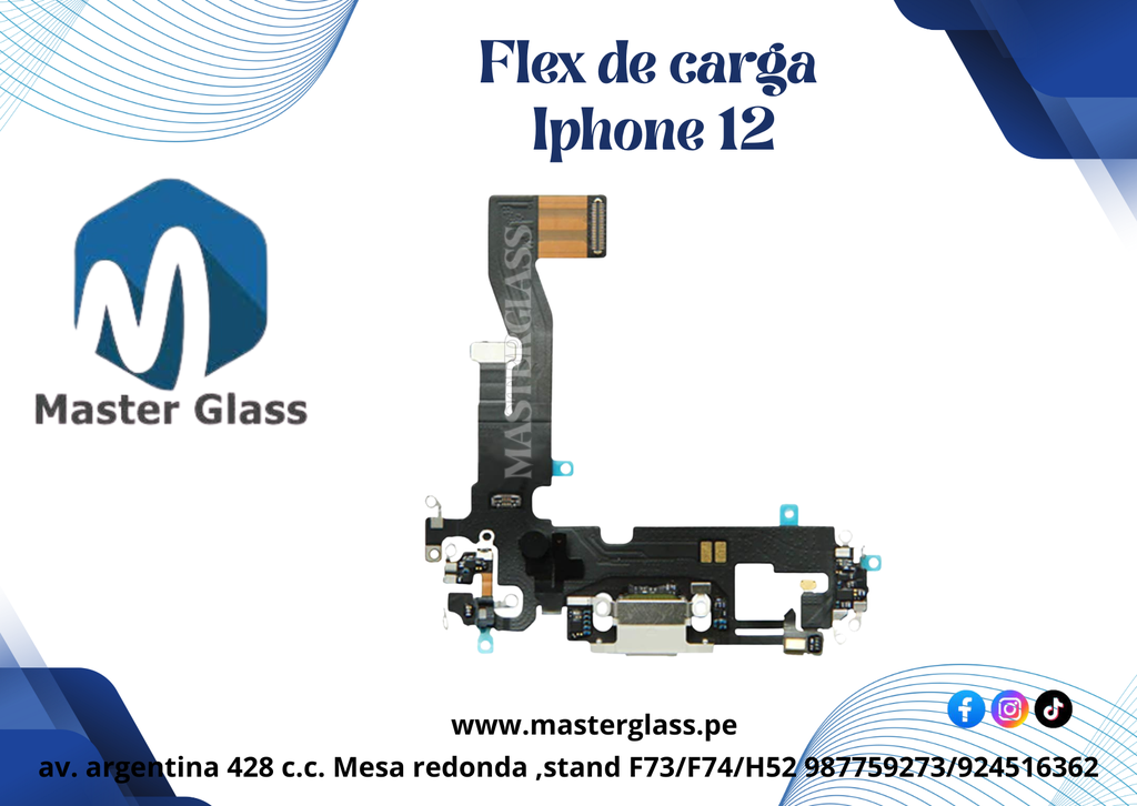 Flex de Carga Iphone 12