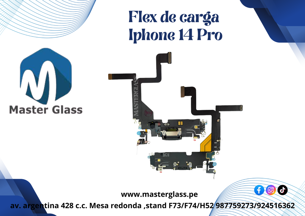 Flex de Carga Iphone 14 Pro