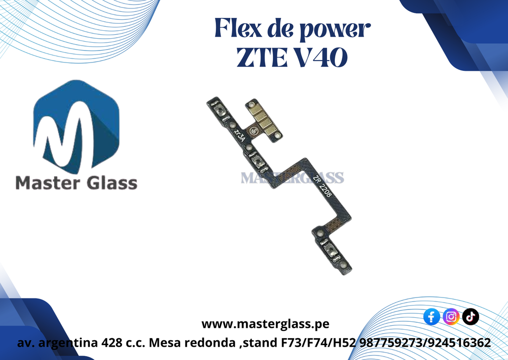 Flex de power o volumen ZTE V40
