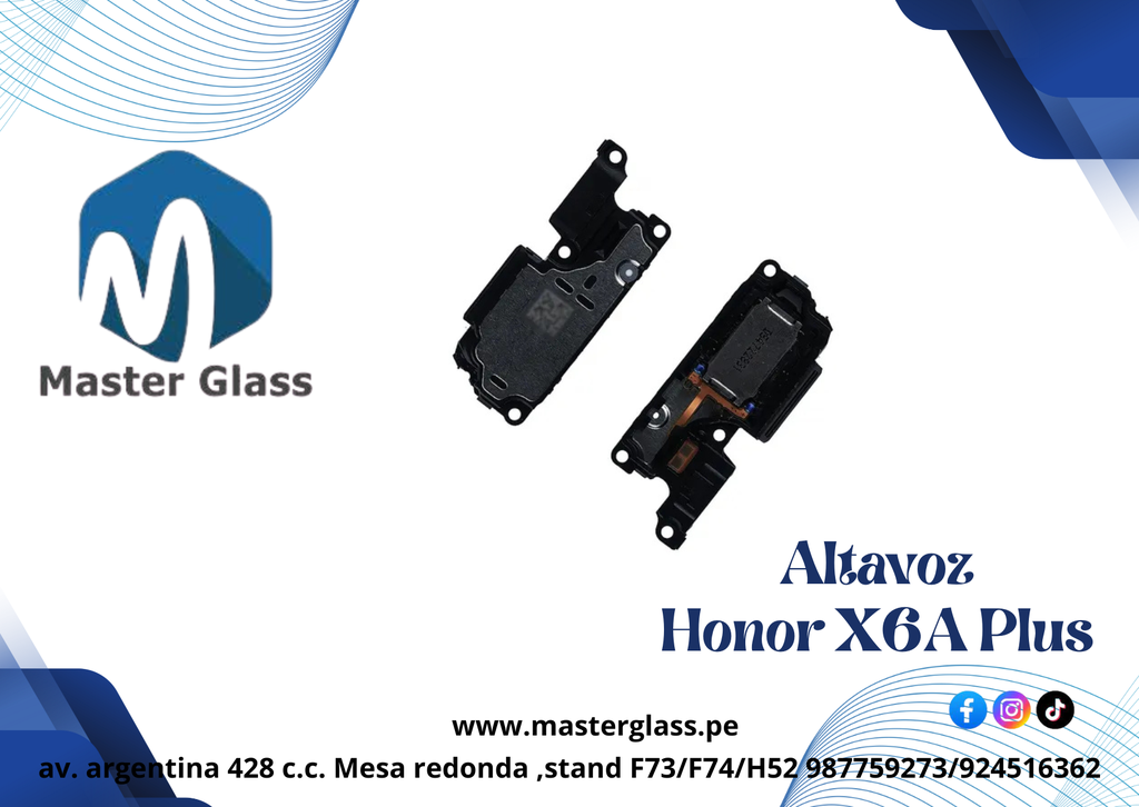 Altavoz Parlante para Huawei Honor X6A Plus