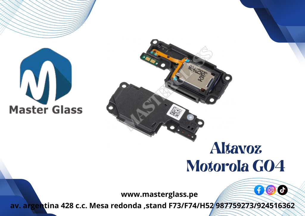 Altavoz Parlante Motorola G04/E14
