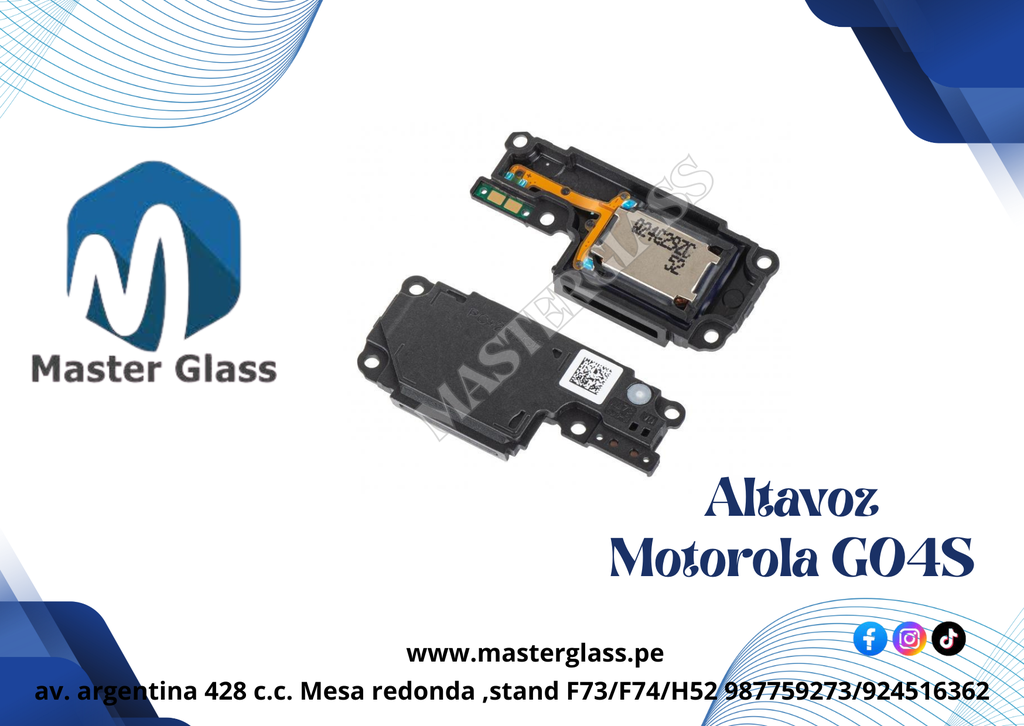 Altavoz Parlante Motorola G04S