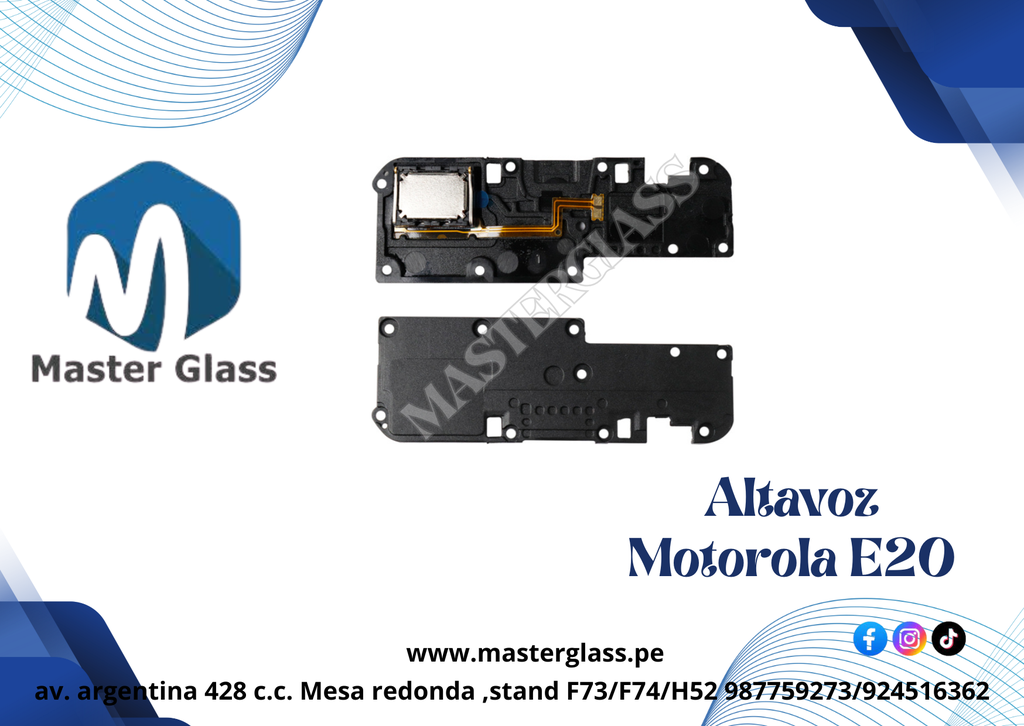 Altavoz Parlante para Motorola E20