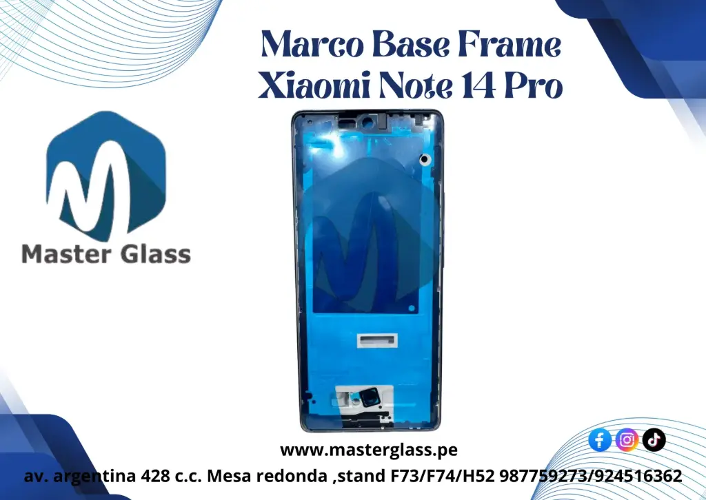 Marco Base Frame Xiaomi Note 14 Pro 4g