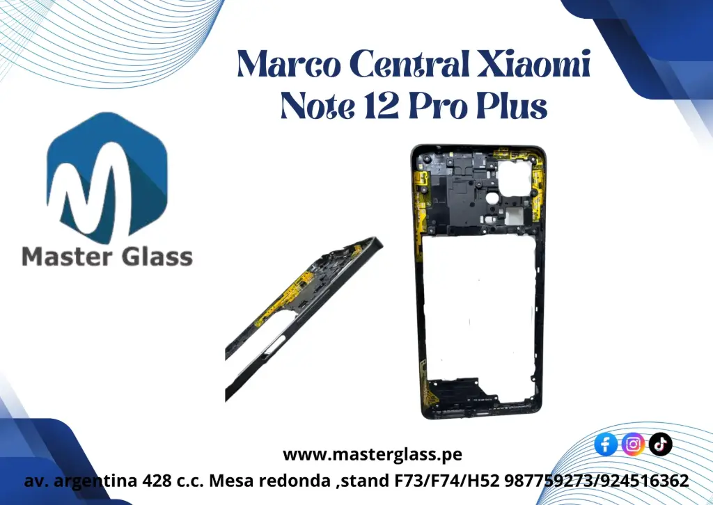 Marco Central Xiaomi Note 12 Pro Plus