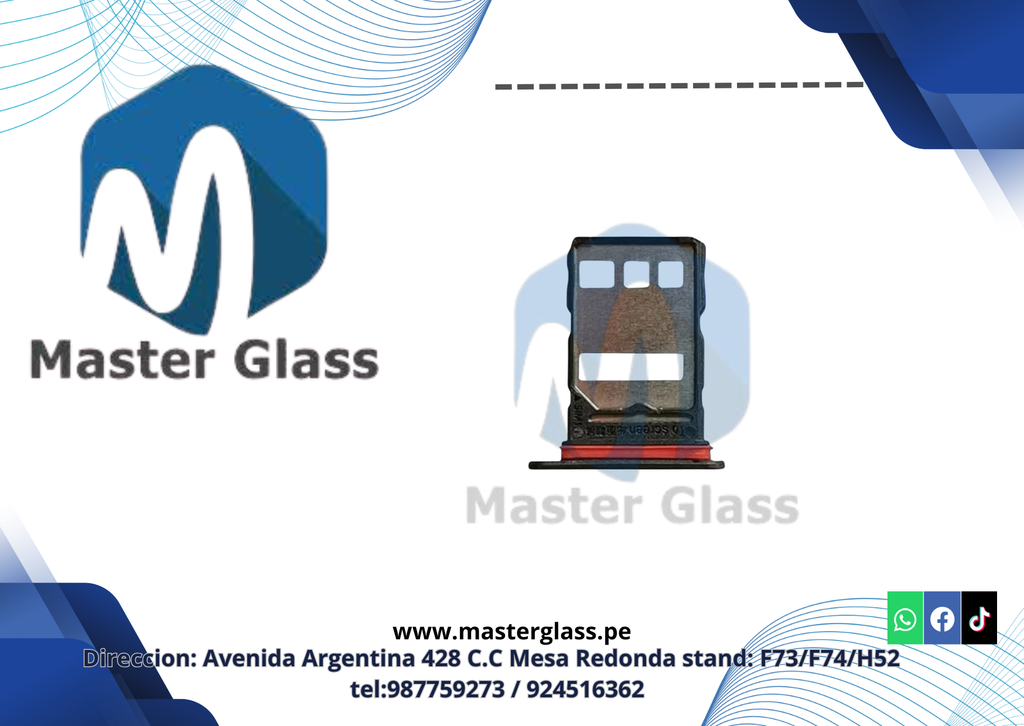 Bandeja de Sim Motorola Edge 20 pro