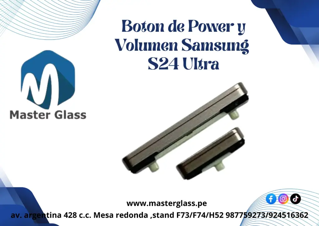 Boton de Power y Volumen Samsung S24 Ultra