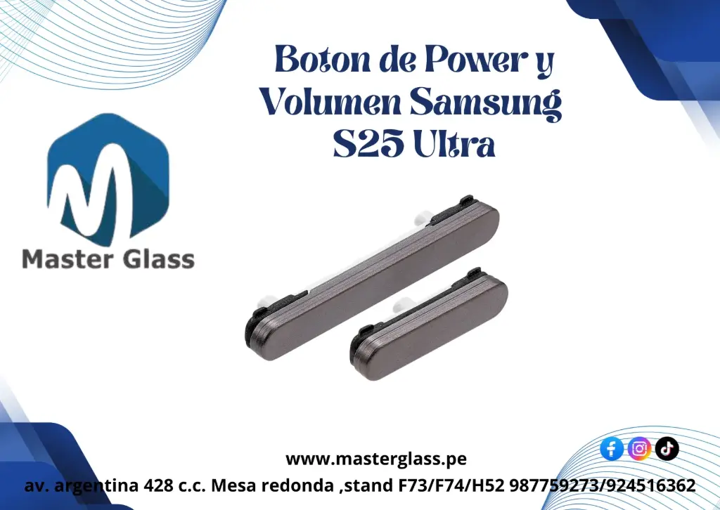 Boton de Power y Volumen Samsung S25 Ultra