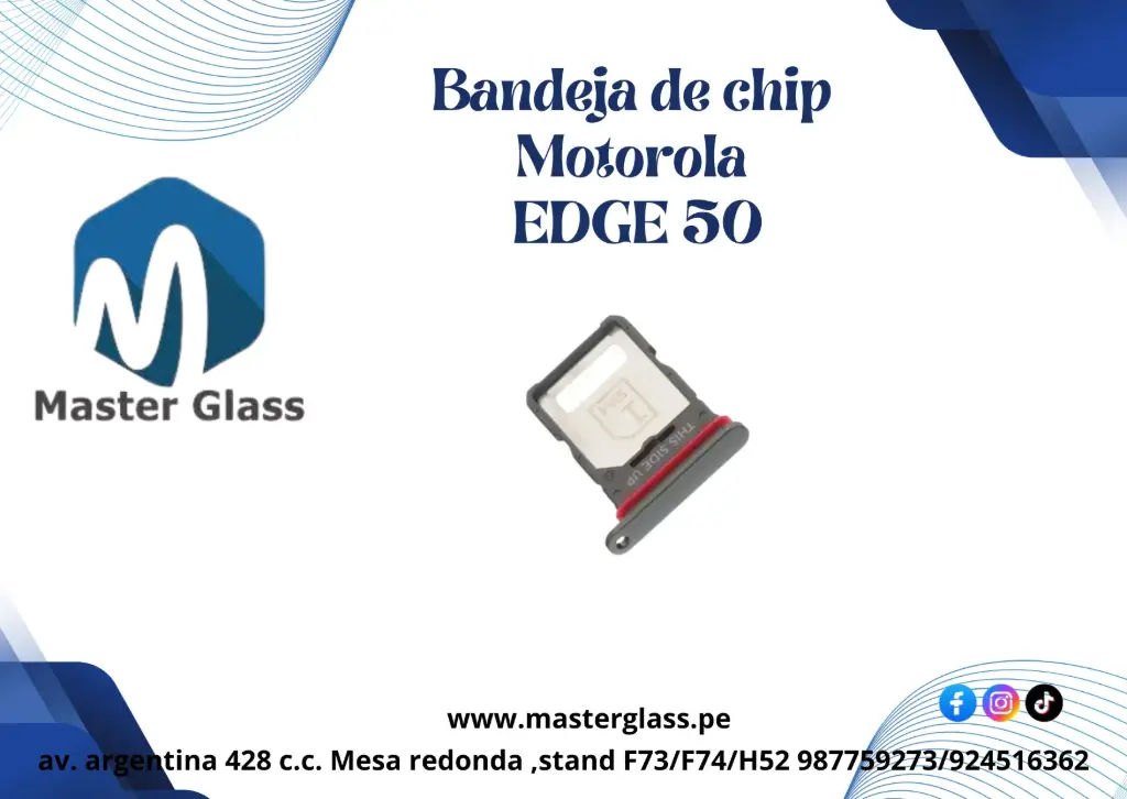Bandeja de sim Motorola Edge 50