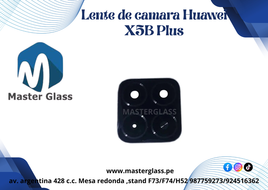  Lente de Cámara para Huawei Honor X5B / X5B Plus