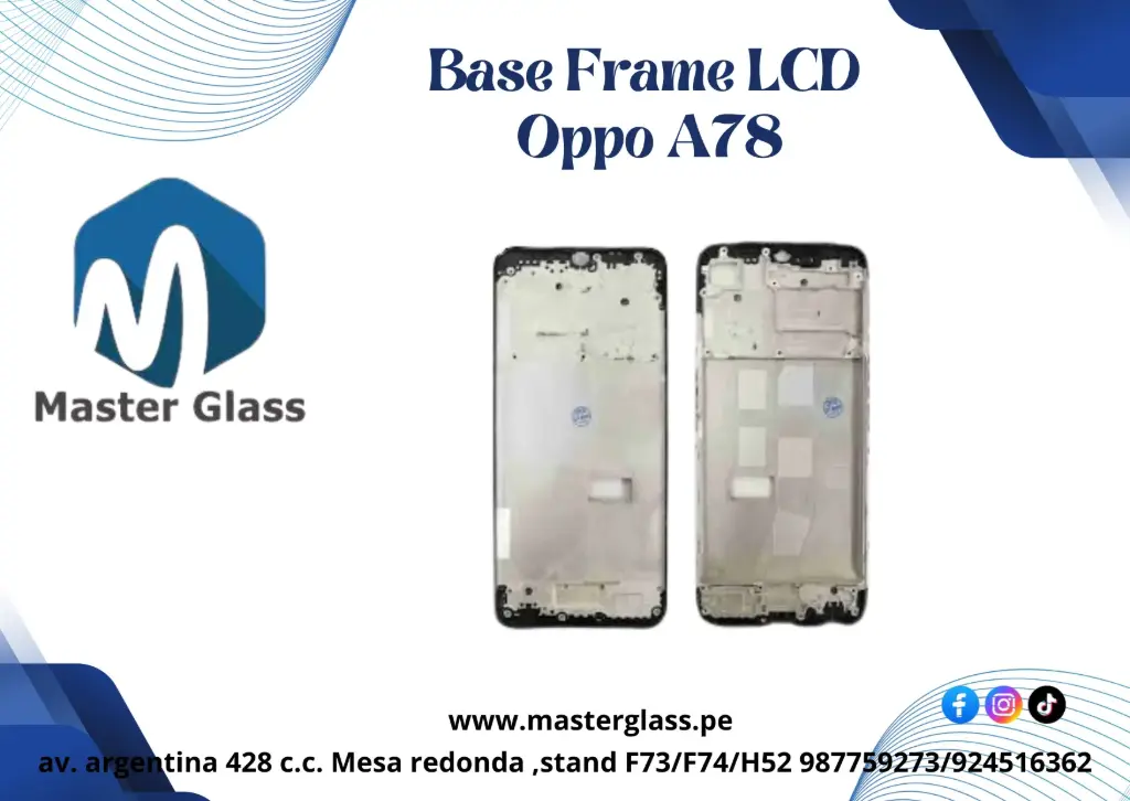 Base Frame LCD Oppo A78 5g