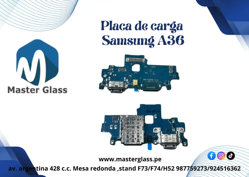 Placa de carga Samsung A36
