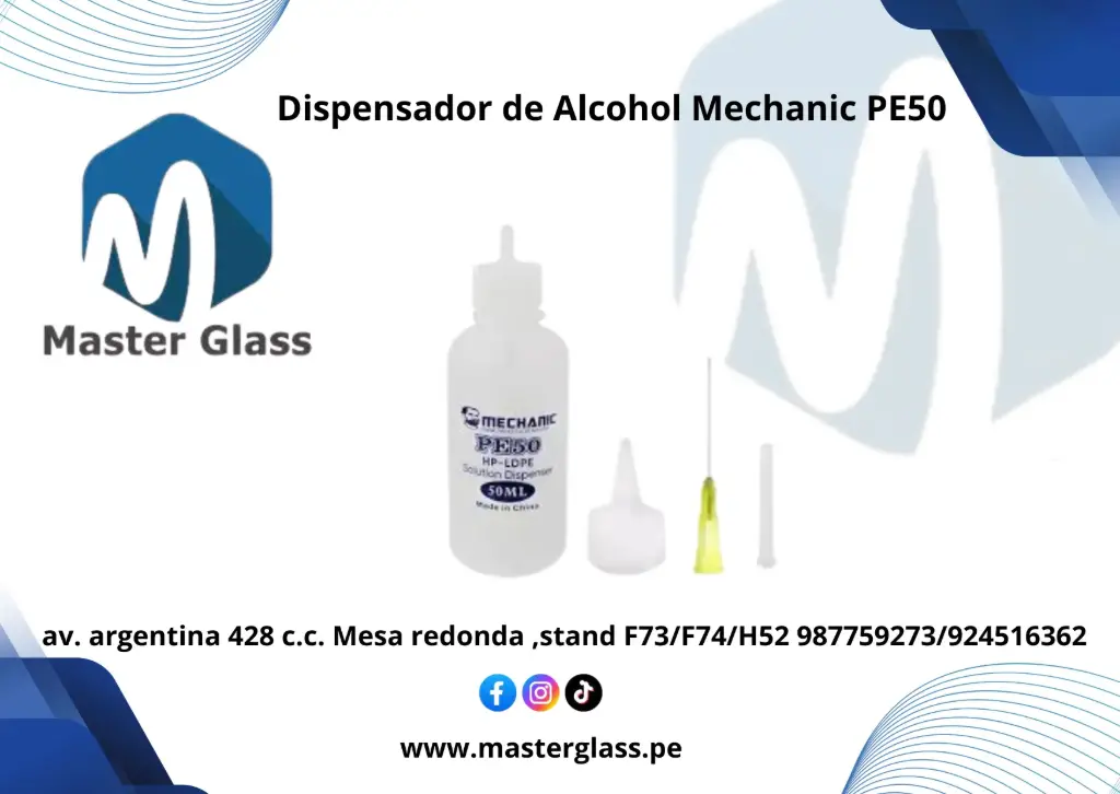Dispensador de Alcohol Mechanic PE50