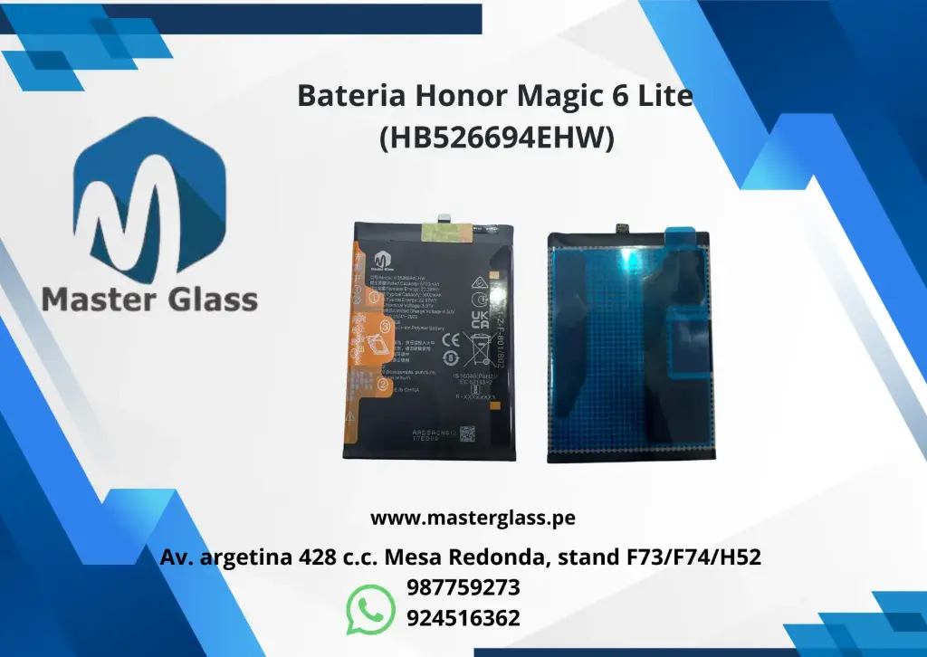 Bateria Honor Magic 6 Lite (HB526694EHW)