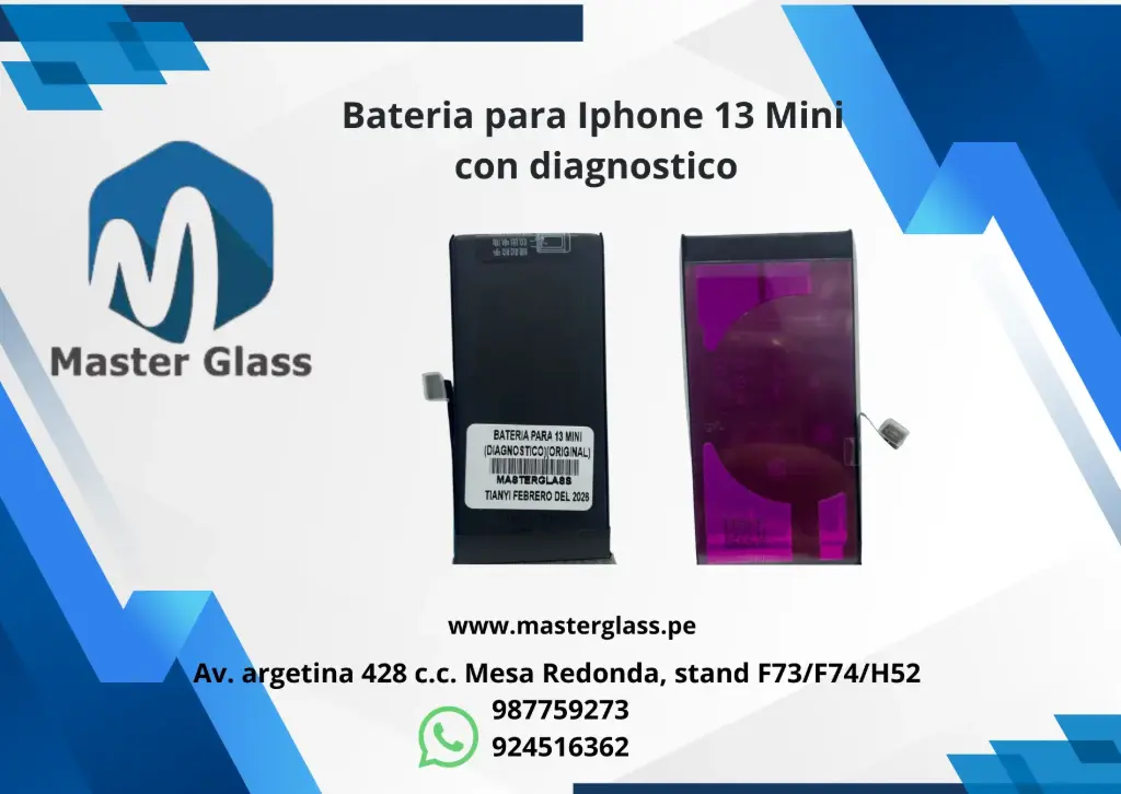 Bateria para Iphone 13 Mini con diagnostico