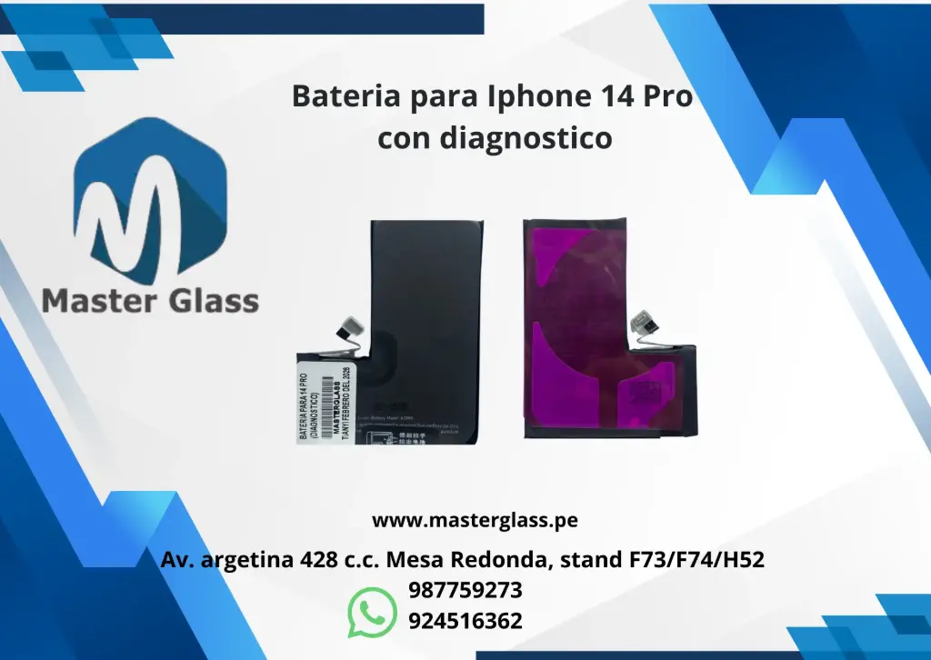 Bateria para Iphone 14 Pro con diagnostico