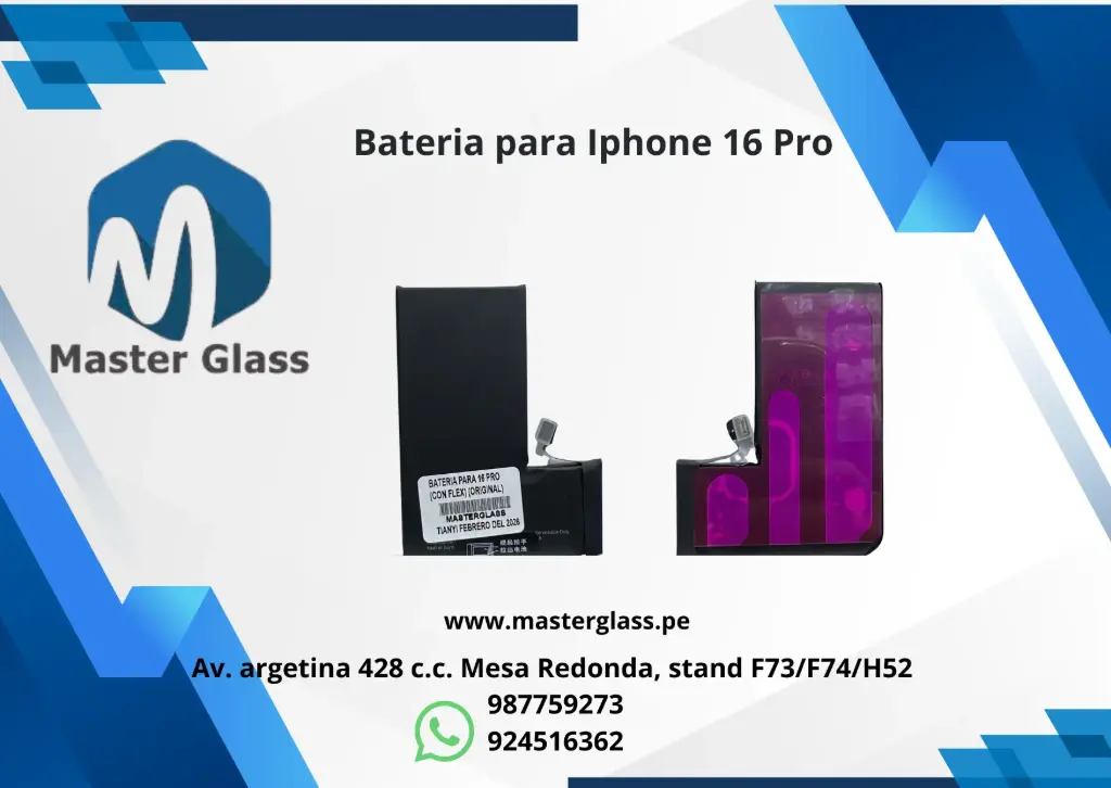 Bateria para Iphone 16 Pro