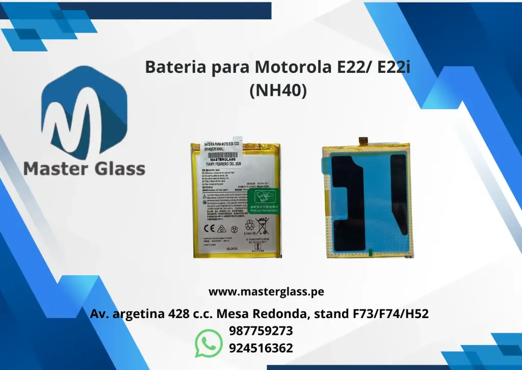Bateria para Motorola E22/ E22i (NH40)