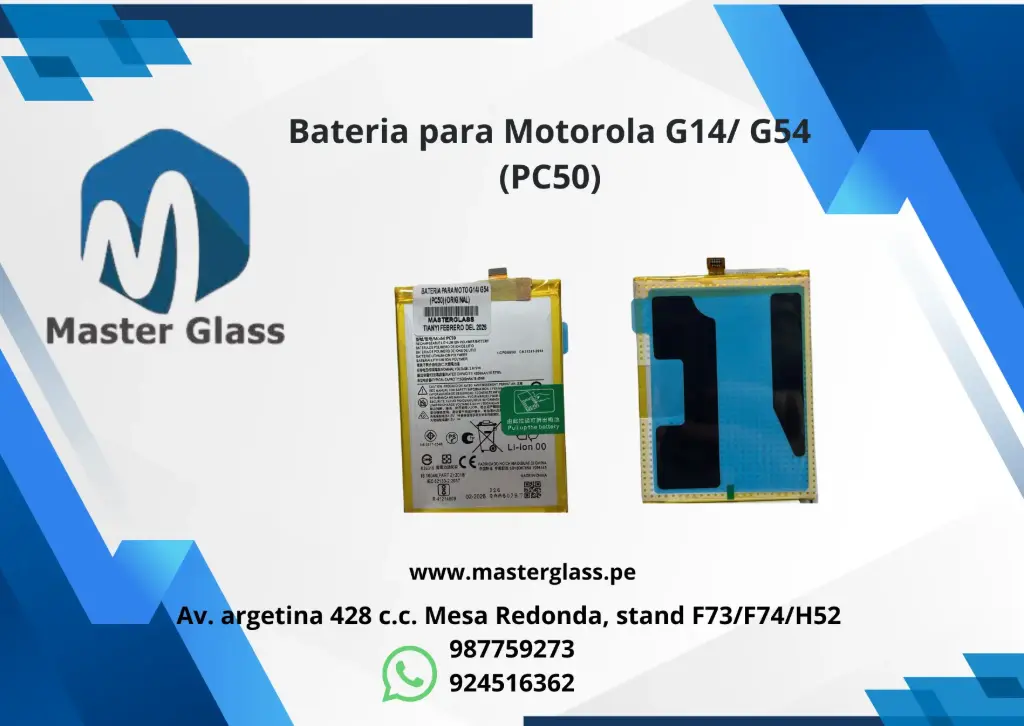 Bateria para Motorola G14/ G54 (PC50)