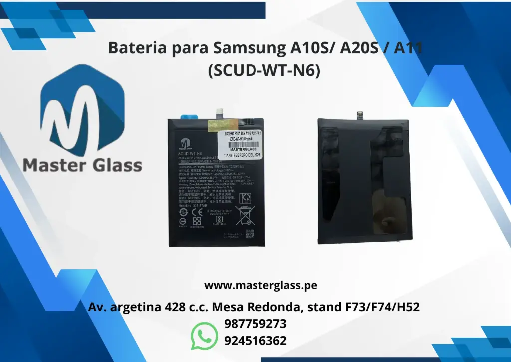 Bateria para Samsung A10S/ A20S / A11 (SCUD-WT-N6) 