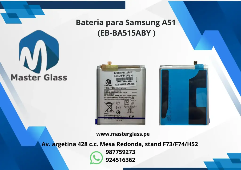 Bateria para Samsung A51 (EB-BA515ABY )