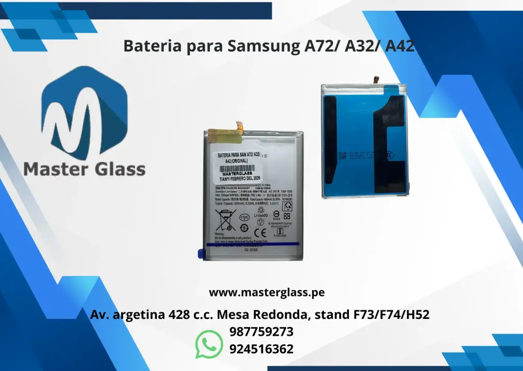 Bateria para Samsung A72/ A32/ A42