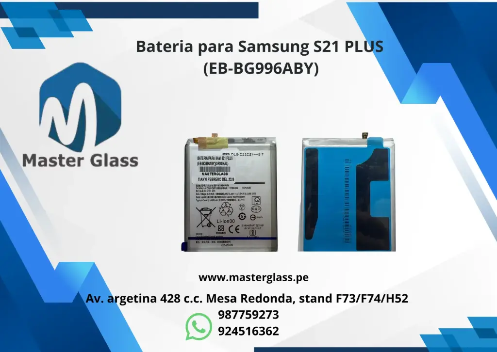 Bateria para Samsung S21 PLUS (EB-BG996ABY)