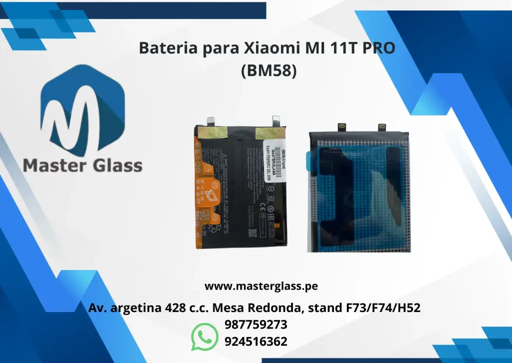 Bateria para Xiaomi MI 11T PRO (BM58)
