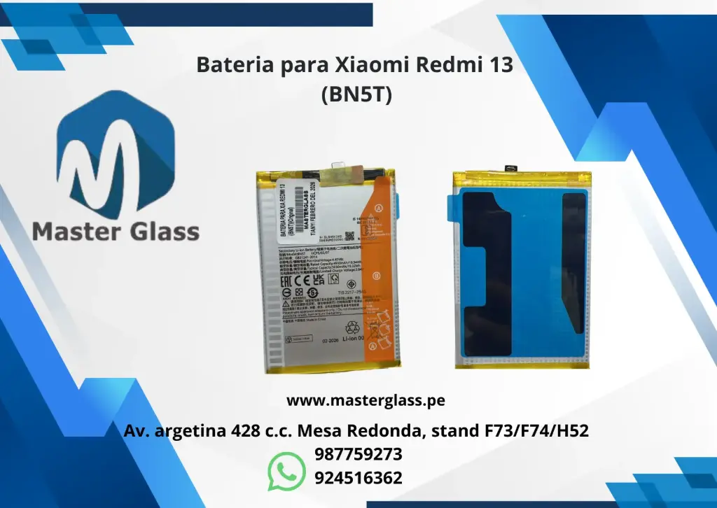  Bateria para Xiaomi Redmi 13 (BN5T)