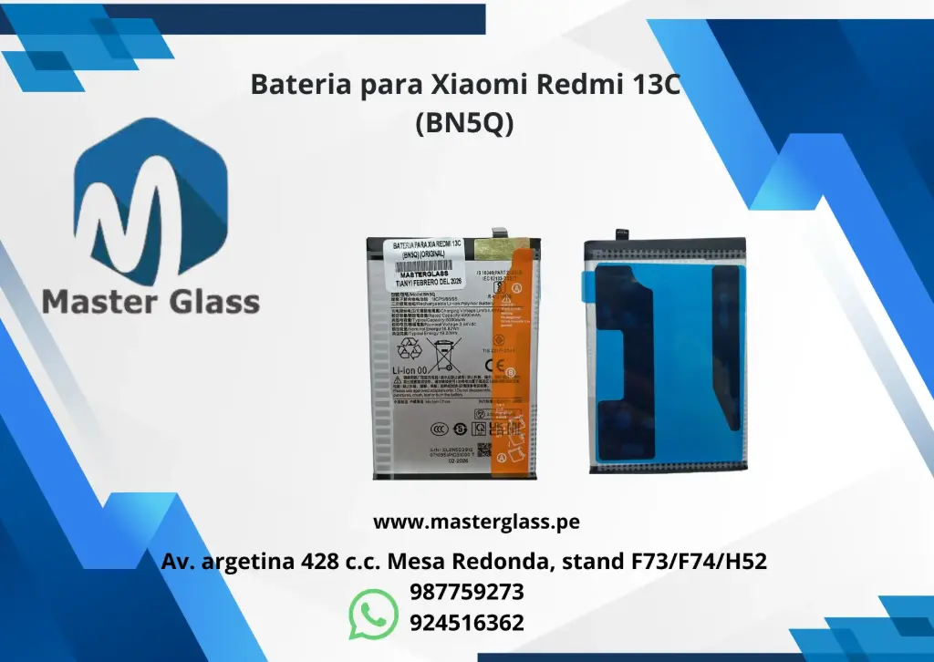  Bateria para Xiaomi Redmi 13C (BN5Q)