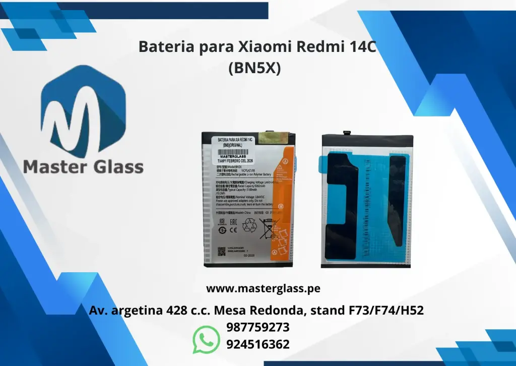  Bateria para Xiaomi Redmi 14C (BN5X)