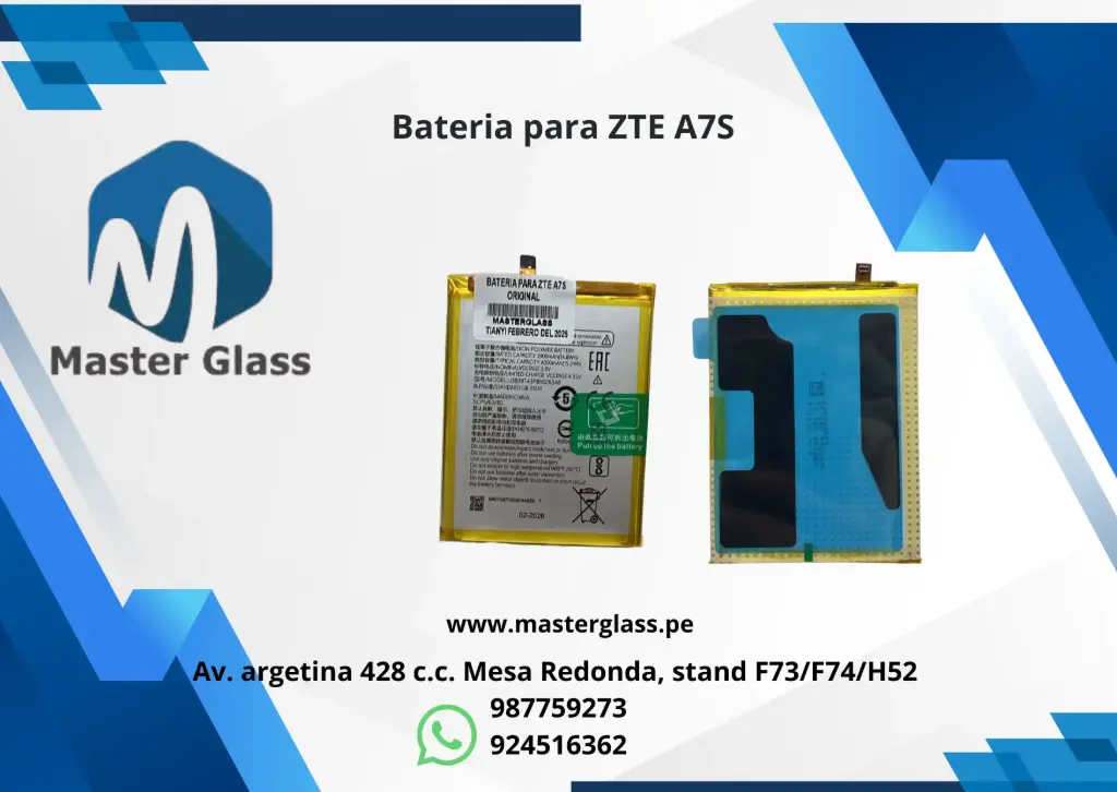  Bateria para ZTE A7S