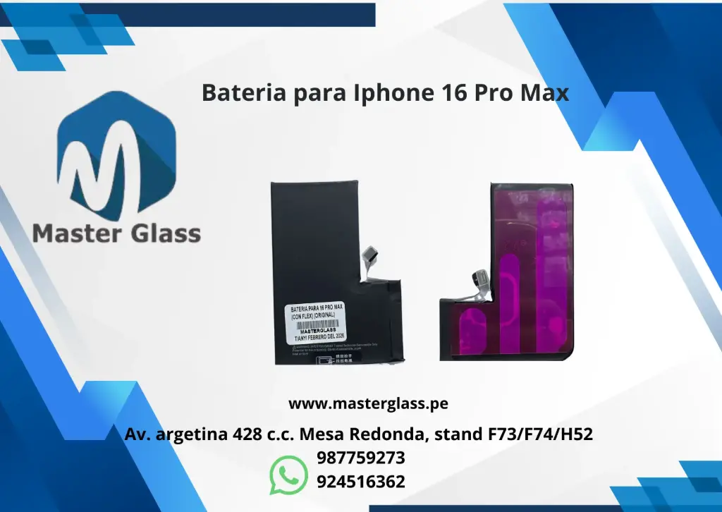 Bateria para Iphone 16 Pro Max