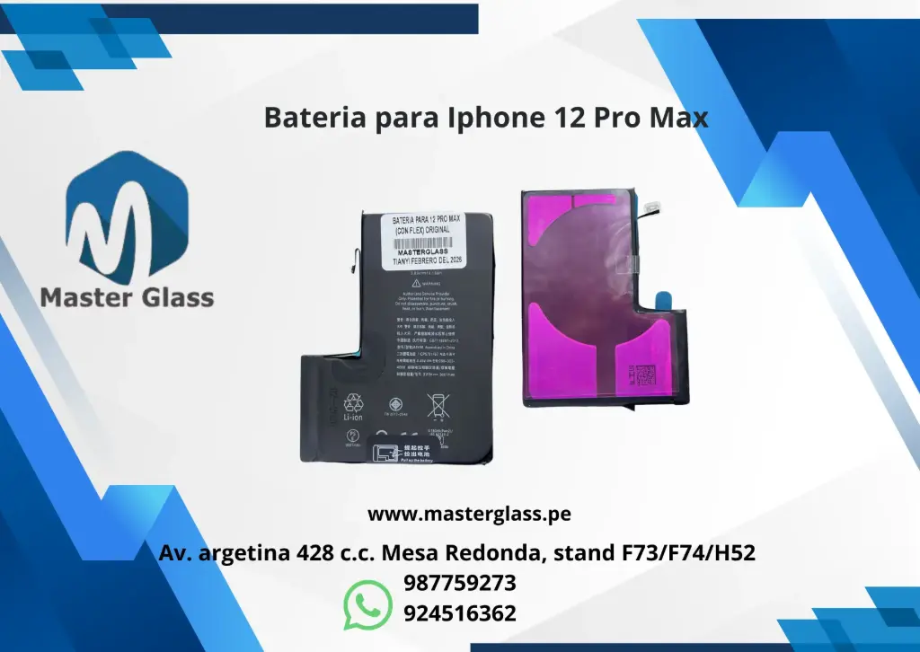 Bateria para Iphone 12 Pro Max