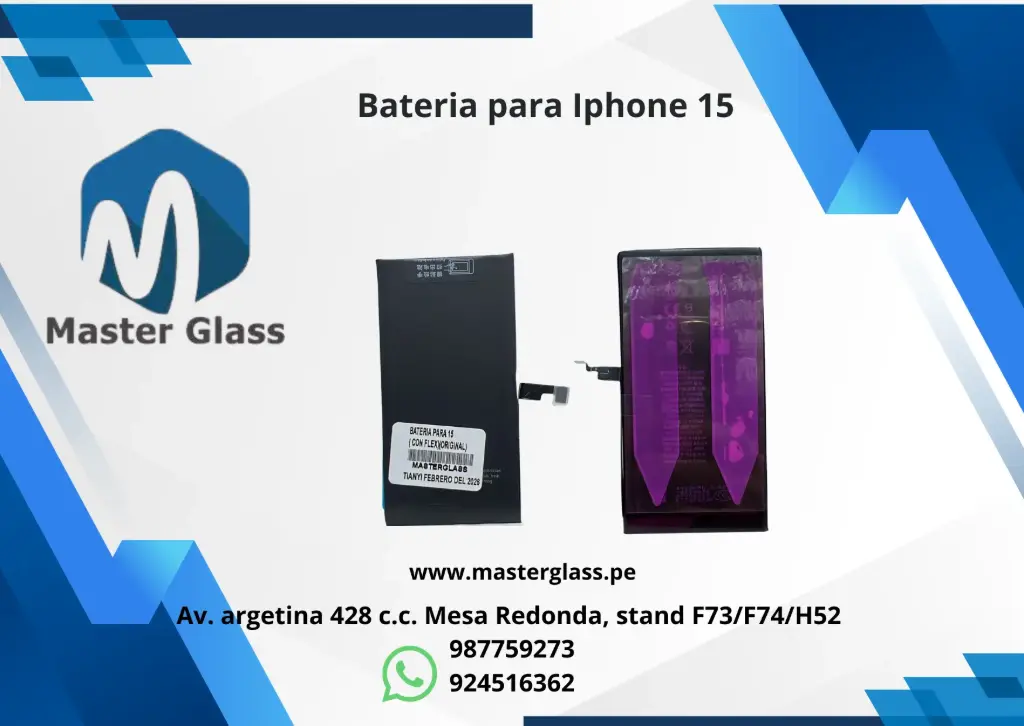 Bateria para Iphone 15