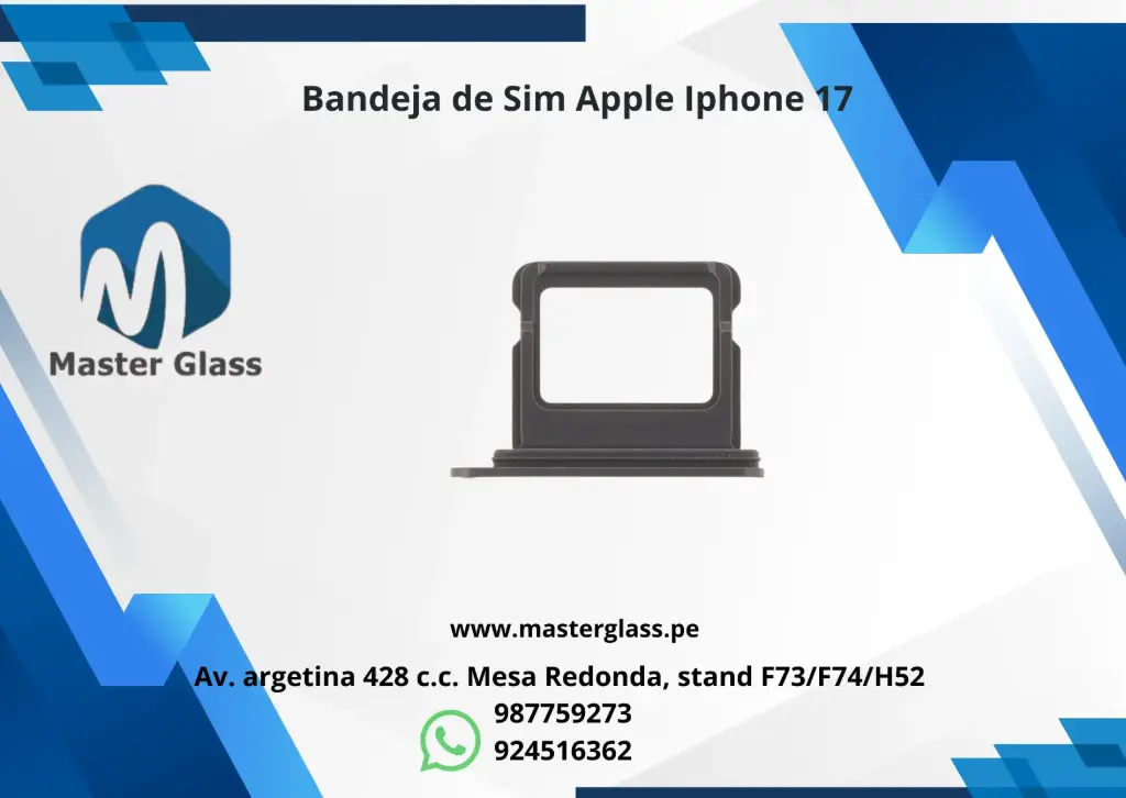 Bandeja de Sim Apple Iphone 17