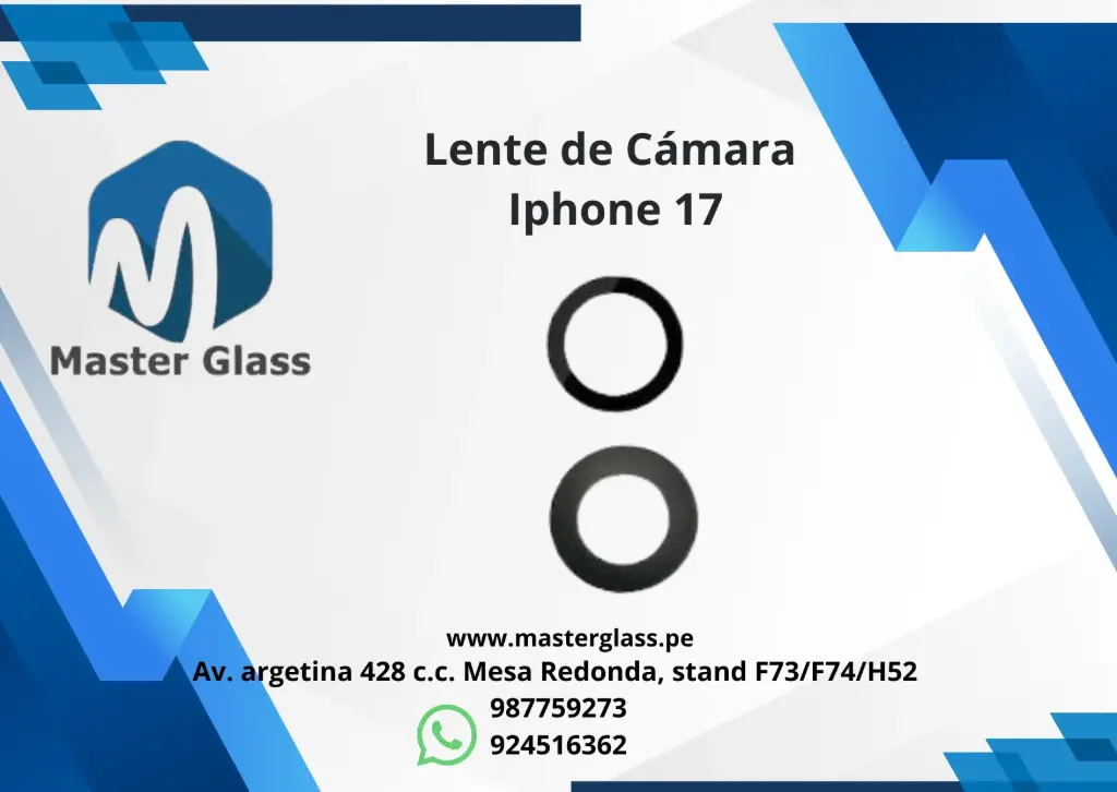 Lente de Cámara Iphone 17