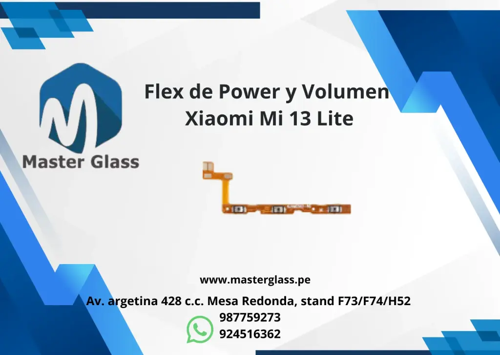 Flex de Power y Volumen Xiaomi Mi 13 Lite