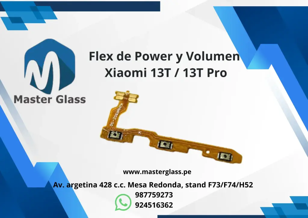 Flex de Power y Volumen Xiaomi 13T / 13T Pro