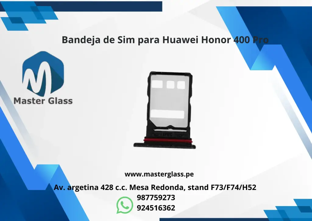 Bandeja de Sim para Huawei Honor 400 Pro