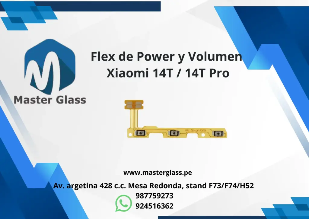 Flex de Power y Volumen Xiaomi 14T / 14T Pro