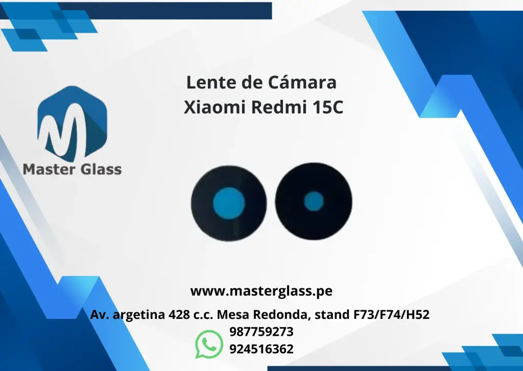 Lente de Cámara Xiaomi Redmi 15C