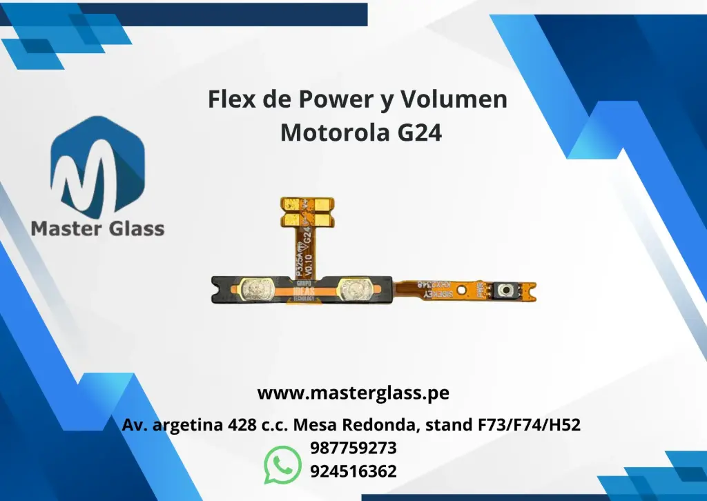 Flex de Power y Volumen Motorola G24