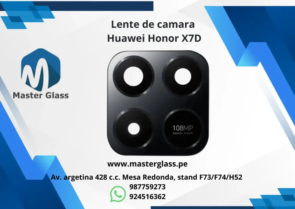 Lente de camara Huawei Honor X7D
